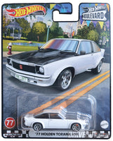 
              1977 Holden Torana A9X Hatchback 1/64 – Hot Wheels – White/Black
            