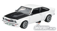 
              1977 Holden Torana A9X Hatchback 1/64 – Hot Wheels – White/Black
            