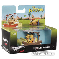 
              The Flintstones Flintmobile w/ Fred & Barney Figurines 1/50 - Hotwheels Elite One
            