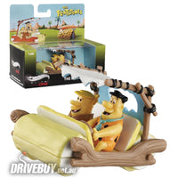 
              The Flintstones Flintmobile w/ Fred & Barney Figurines 1/50 - Hotwheels Elite One
            