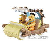 
              The Flintstones Flintmobile w/ Fred & Barney Figurines 1/50 - Hotwheels Elite One
            