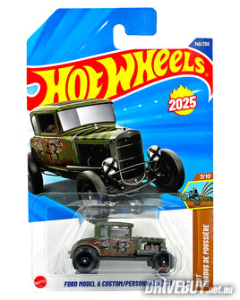 1931 Ford Model A Hot Rod 1/64 – Hot Wheels – Olive Green