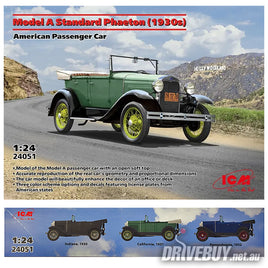 Model A Ford Standard Phaeton (1930s) 1/24 – ICM Plastic Model Kit
