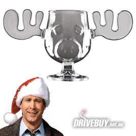 National Lampoons Christmas Vacation Glass Moose Mug