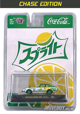 M2 Machines **CHASE** Coca-Cola/Sprite 1970 Nissan Fairlady 1/64