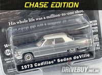 
              1973 **CHASE** Cadillac Sedan Deville Rocky 1/64 - Greenlight Diecast
            