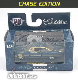 1959 Cadillac **CHASE** Series 62 Coupe 1/64 - M2 Diecast - Green Patina