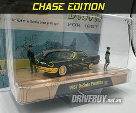 M2 Machines **CHASE** Vintage Style 1957 Desoto Fireflite Diorama 1/64