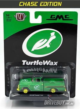 1959 **CHASE** GMC Fleetside Pickup Truck Turtle Wax 1/64 - M2 Diecast