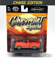
              1958 Chevy Apache Stepside Pickup 1/64 **CHASE** - M2 Diecast - Orange
            