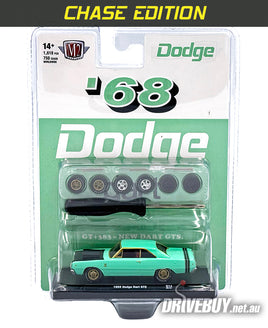 CHASE 1968 Dodge Dart GTS 1/64 – M2 Machines AutoWheels – Mint Green