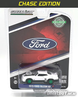 CHASE 1973 Ford Falcon XB Max Max Interceptor 1/64 - Greenlight Diecast - White
