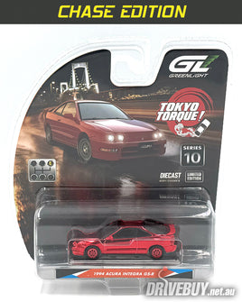 CHASE 1994 Acura Integra GS-R 1/64 – GreenLight Tokyo Torque – Red