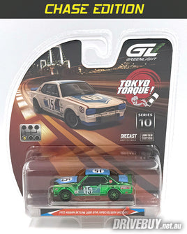 CHASE 1972 Nissan Skyline 2000 GT-R 50th Victory #15 1/64 – GreenLight Tokyo Torque
