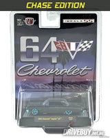 
              1964 Chevy Impala SS 1/64 – M2 Machines – Metallic Blue CHASE
            