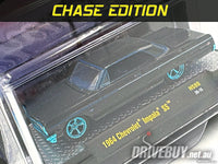 
              1964 Chevy Impala SS 1/64 – M2 Machines – Metallic Blue CHASE
            