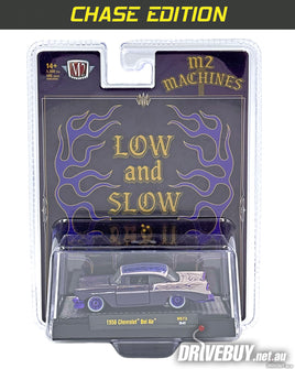 1956 Chevy Bel Air Custom 1/64 – M2 Machines – Purple/Silver CHASE