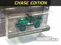
              1942 Willys MB Jeep MASH 1/64 – Greenlight – Army Green (CHASE)
            