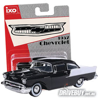 
              1957 Chevy One-Fifty Sedan 1/64 – IXO – Onyx Black & India Ivory
            