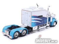 
              2002 Peterbilt 379 Sleeper Cab Semi Truck 1/64 – IXO – Blue and White
            