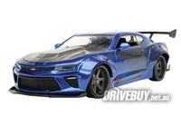 
              2016 Chevy Camaro 1/24 - Jada Diecast - Wide Body Blue & Black
            