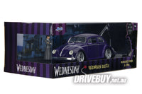 
              Jada Wednesday TV Series Volkswagen Beetle with Figures 1/24
            