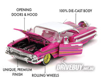
              Jada Pink Slips 1960 Chevy Impala Lowrider 1/24
            