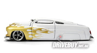 
              Jada Big Time Muscle 1951 Mercury White w/ Gold Flames 1/24
            