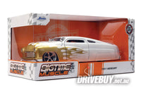 
              Jada Big Time Muscle 1951 Mercury White w/ Gold Flames 1/24
            