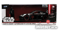 
              Porsche 911 GT3 RS 1/24 + Darth Vader - Jada Diecast - Disney Star Wars
            
