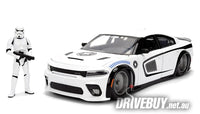 
              2021 Dodge Charger SRT Hellcat 1/24 + Storm Trooper - Jada Diecast - Disney Star Wars
            