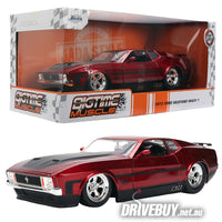 
              1973 Ford Mustang Mach 1 Big Time Muscle 1/24 - Jada Diecast - Candy Red
            
