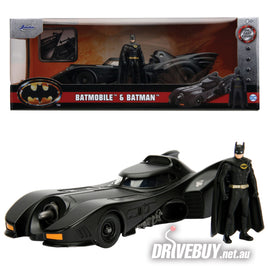 Jada Batman 1989 Movie Batmobile w/ Batman Figure 1/24