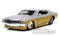 
              Jada Big Time Muscle 1970 Chevrolet Chevelle SS in Gold & Silver 1/24
            
