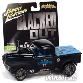 Johnny Lightning Blacked Out 1941 Willys Pickup Gasser 1/64