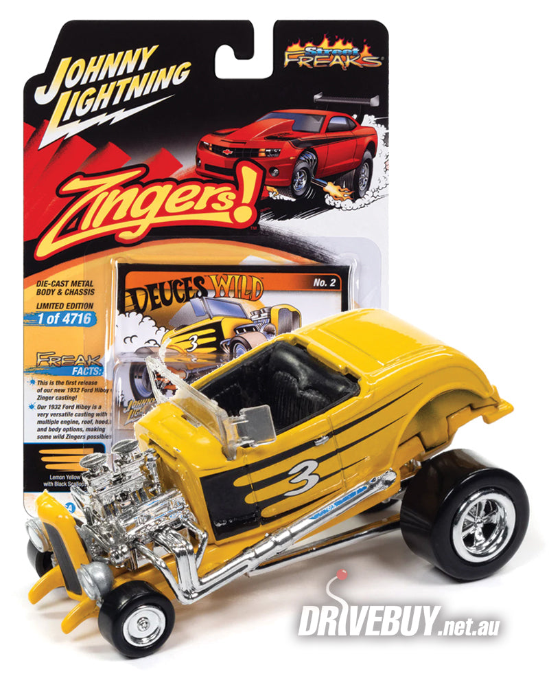Johnny Lightning Zingers 1932 Ford 'Deuces Wild' 1/64| DriveBuy