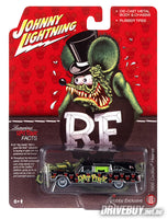 
              1966 Cadillac Hearse Rat Fink 1/64 – Johnny Lightning Diecast – Black
            