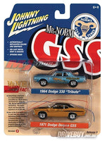 
              Johnny Lightning Mr Norm Twin Pack 1964 Dodge + 1971 Dodge 1/64
            