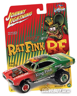 JOHNNY LIGHTNING RAT FINK 1970 DODGE SUPER BEE 1/64