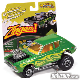 1971 AMC Gremlin Zingers! 1/64 – Johnny Lightning Diecast – Green