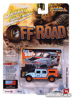 
              2006 Hummer H1 Gulf Off Road 1/64 – Johnny Lightning Diecast – Blue/Orange
            