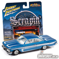 
              1961 Chevrolet Impala SS 409 Scrapin’ 1/64 – Johnny Lightning Diecast – Blue
            