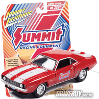 
              1969 Chevy Camaro Summit Racing 1/64 - Johnny Lightning Diecast - Red
            