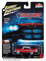 
              1958 Plymouth Belvedere Christine 1/64 - Johnny Lightning Diecast - Red
            