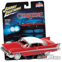 
              1958 Plymouth Belvedere Christine 1/64 - Johnny Lightning Diecast - Red
            