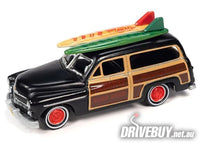 
              1950 Mercury Woody + 1959 Cadillac Surf Rods Twin Pack 1/64 - Johnny Lightning
            