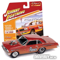 
              1963 Pontiac Tempest Funny Farmer 1/64 - Johnny Lightning Diecast - Altered Wheelbase
            