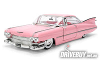 
              1959 Cadillac Coupe DeVille 1/24 – Jada Showroom Floor – Pink
            