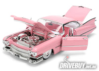 
              1959 Cadillac Coupe DeVille 1/24 – Jada Showroom Floor – Pink
            