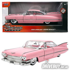 1959 Cadillac Coupe DeVille 1/24 – Jada Showroom Floor – Pink